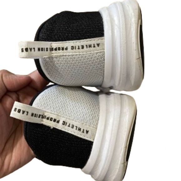 APL MEN’s METALLIC BLACK & WHITE TECHLOOM PRO TRAINER ATHLETIC SNEAKERS Sz-7.5 - Picture 6 of 10